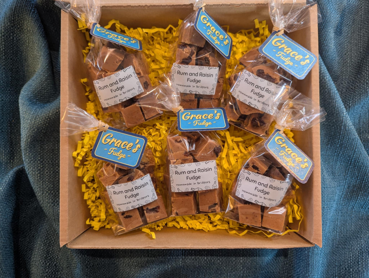 Rum & Raisin Fudge Box
